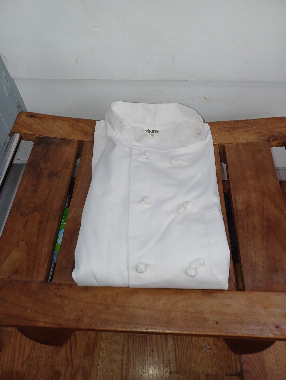 Chef Jacket With Knot Buttons- White by Cintas